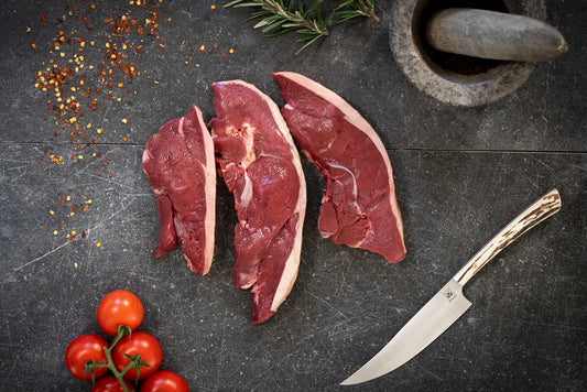 Wild Sourced Venison Rump Steak (Per Kilo)